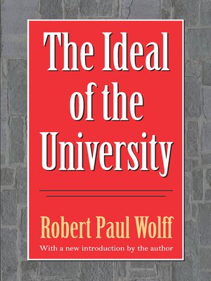 cover image of The Ideal of the University